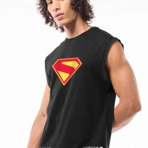 bewakoof men superman superhero printed round neck