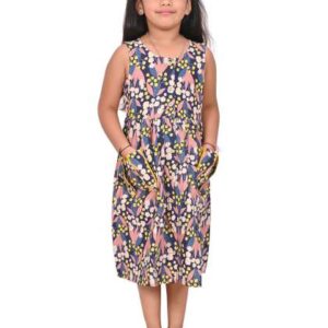 cloth bites cotton floral printed aline dress