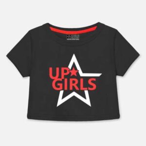 herenow girls pack of 3 graphic printed crop tshir