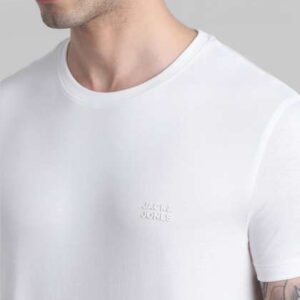 jack jones slim fit pure cotton casual tshirt