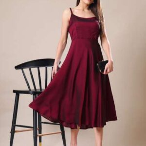 kinjo fit flare dress