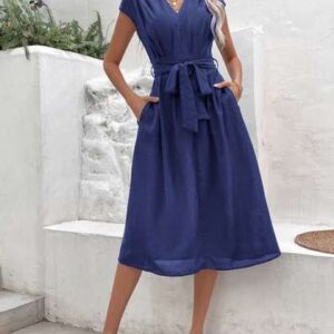 stylecast women fit and flare midi dress
