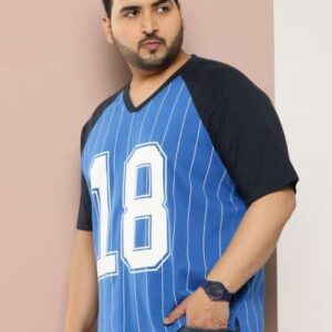 sztori men plus size typography printed vneck rela