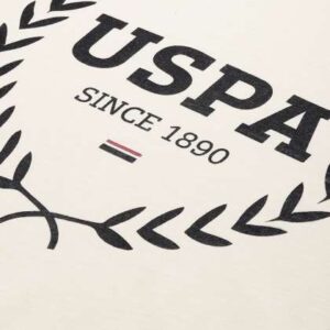 us polo assn pure cotton brand logo printed slim f